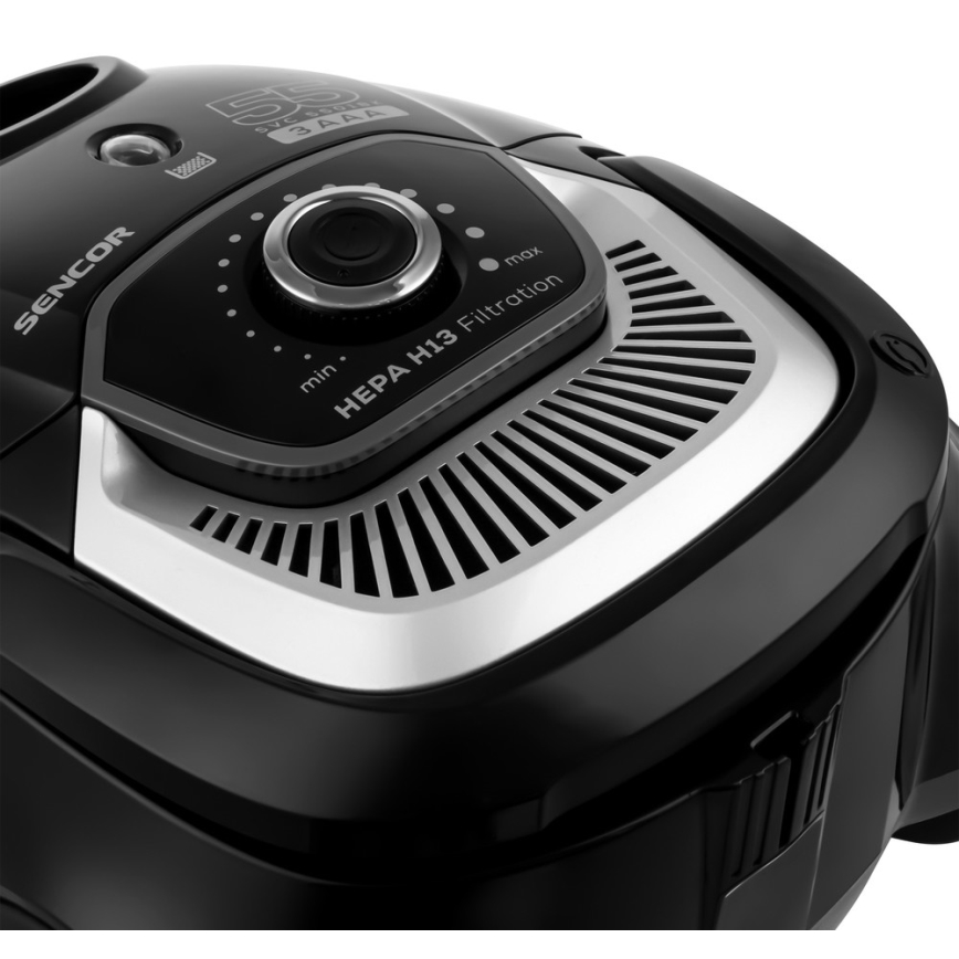 Sencor - Putekļu sūcējs ar maisu  2 l 700W/230V melns