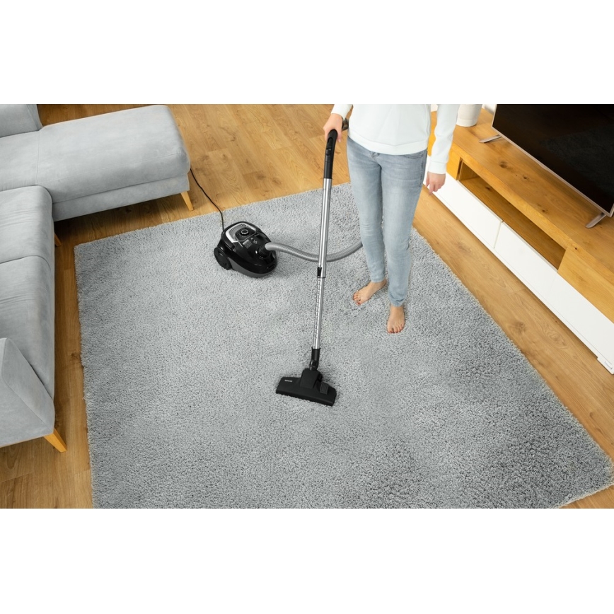Sencor - Putekļu sūcējs ar maisu  2 l 700W/230V melns