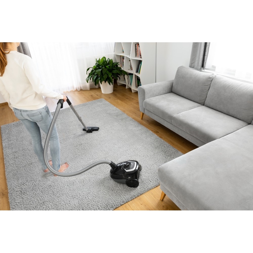 Sencor - Putekļu sūcējs ar maisu  2 l 700W/230V melns