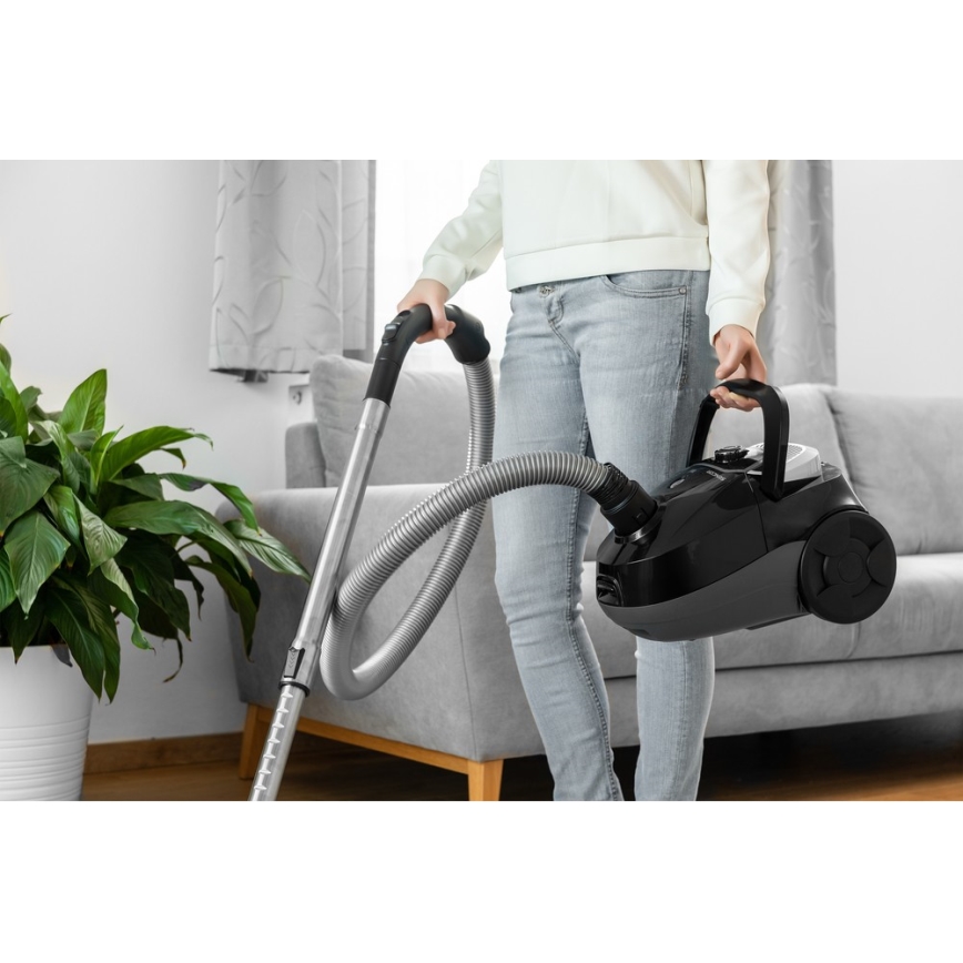 Sencor - Putekļu sūcējs ar maisu  2 l 700W/230V melns