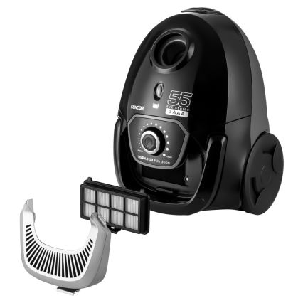 Sencor - Putekļu sūcējs ar maisu  2 l 700W/230V melns