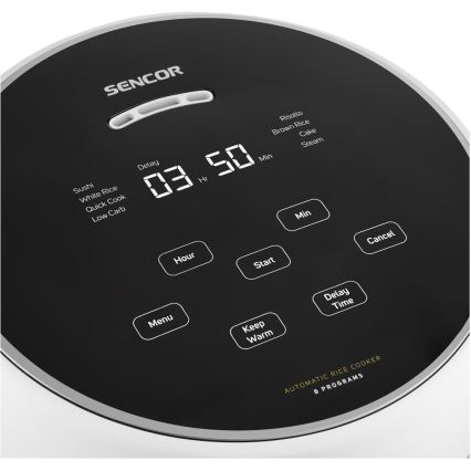 Sencor - Rīsu vārāmais 350W/230V 0,6 l balts