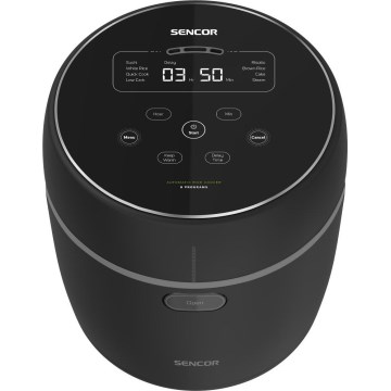 Sencor - Rīsu vārāmais 350W/230V 0,6 l melns