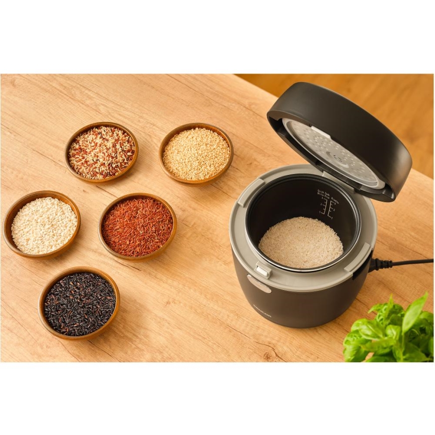 Sencor - Rīsu vārāmais 350W/230V 0,6 l melns