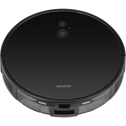 Sencor - Robotu putekļu sūcējs ar mopu 2v1, 16 W/2600 mAh, Wi-Fi, melns + tālvadības pults