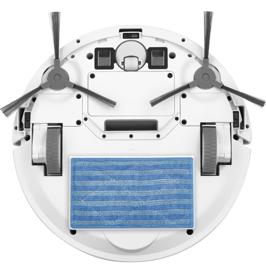 Sencor - Robota putekļu sūcējs ar mopu 2in1 18W/1500 mAh balta + tālvadības pults