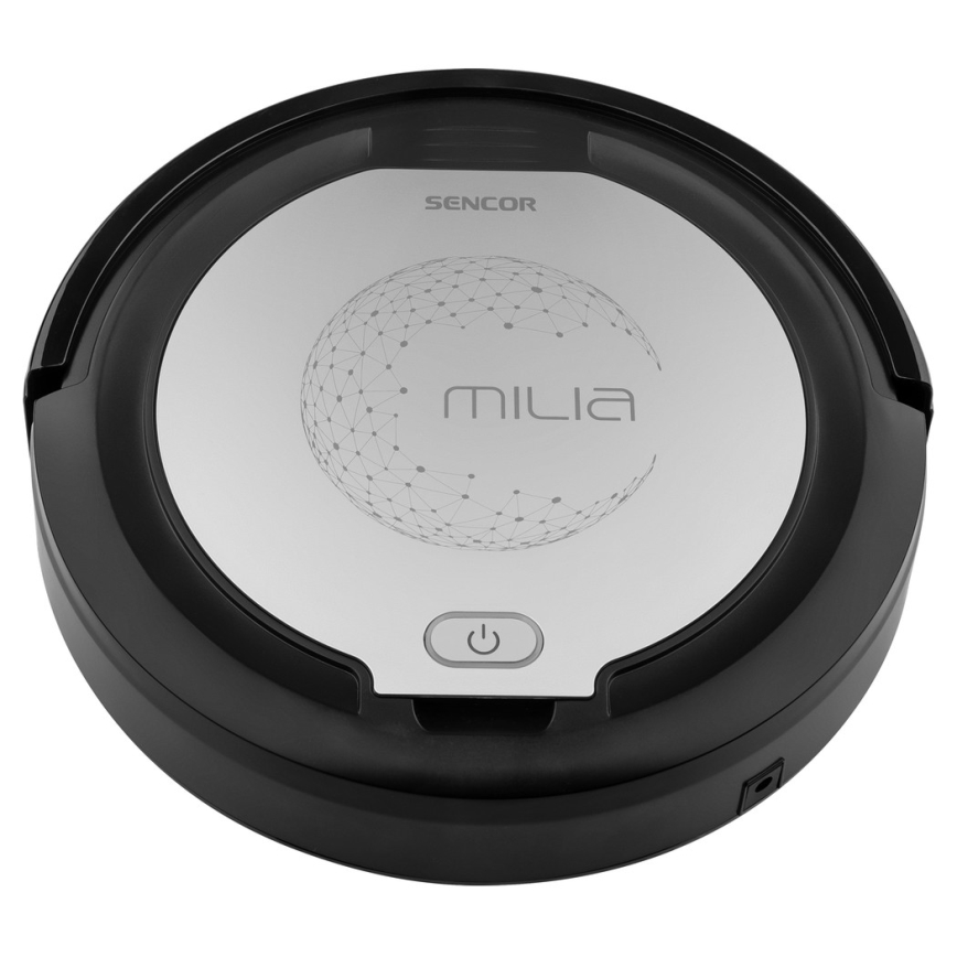 Sencor - Robots putekļu sūcējs ar sūkli 2in1 15W/14,4V 1500 mAh melns