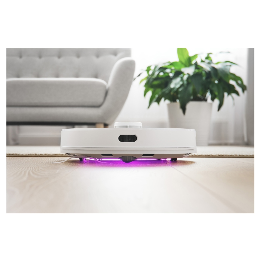 Sencor - robotsūcējs ar mopu 2 vienā, 50 W / 5000 mAh, Wi-Fi, balts + tālvadības pults