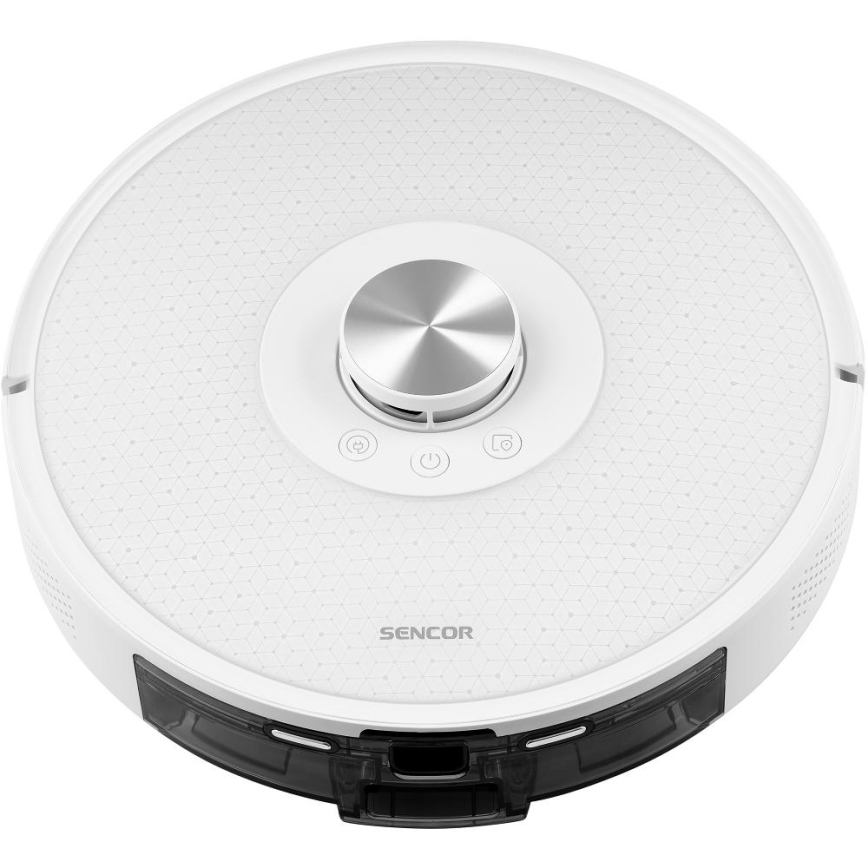 Sencor - robotsūcējs ar mopu 2 vienā, 50 W / 5000 mAh, Wi-Fi, balts + tālvadības pults