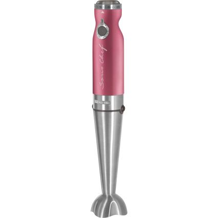 Sencor - Rokas blenderis 4in1 1200W/230V nerūsējošs tērauds/rozā