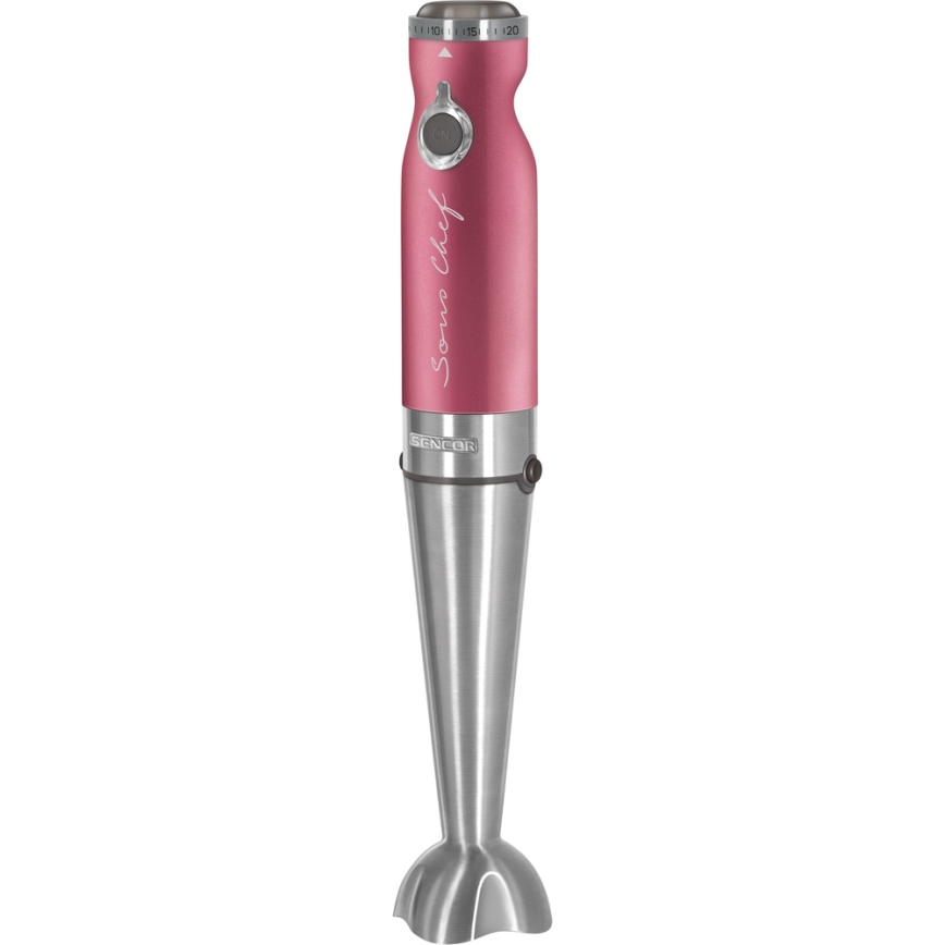 Sencor - Rokas blenderis 4in1 1200W/230V nerūsējošs tērauds/rozā