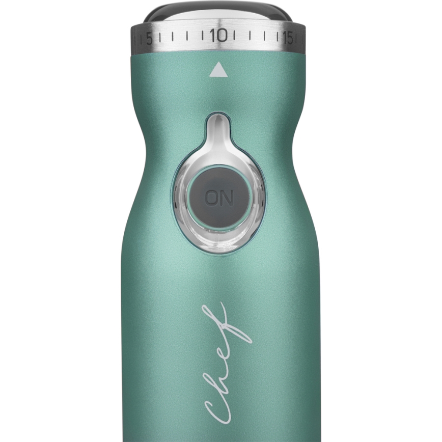 Sencor - Rokas blenderis 4in1 1200W/230V nerūsējošs tērauds/tirkīza