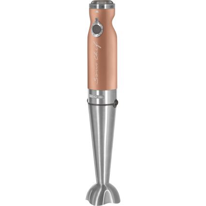 Sencor - Rokas blenderis 4in1 1200W/230V nerūsējošs tērauds/varš