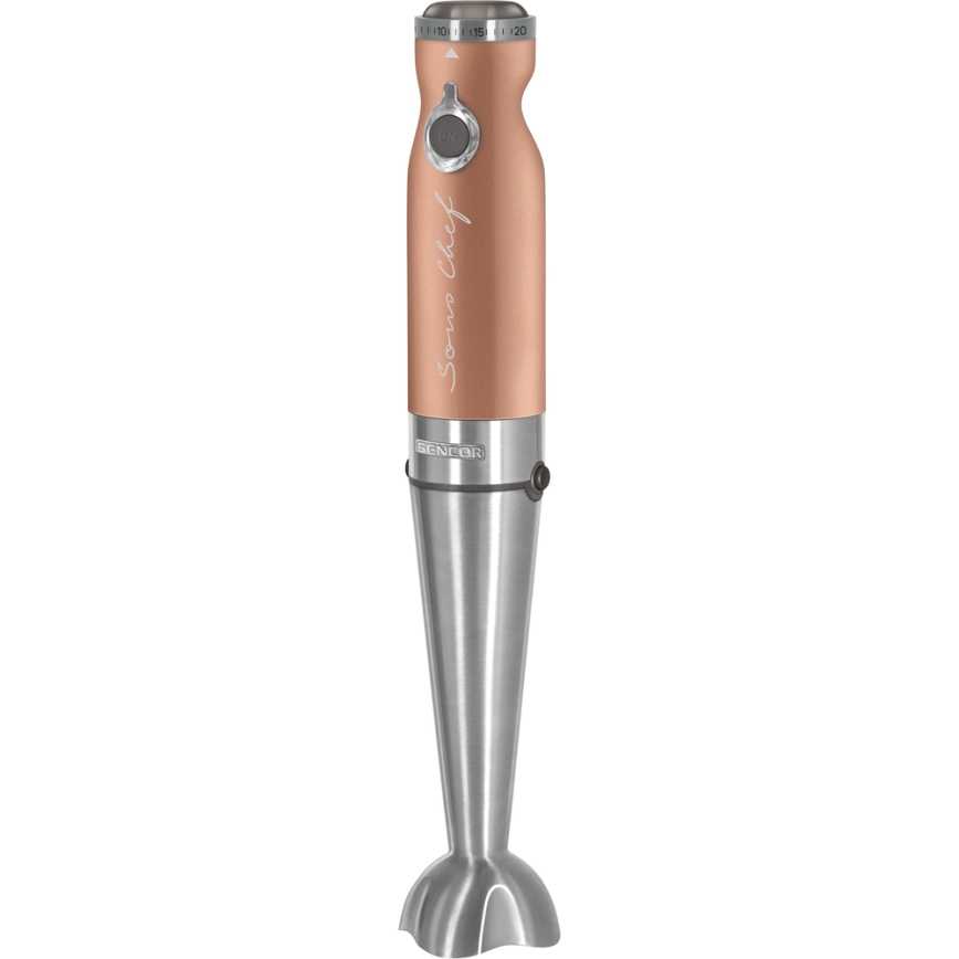 Sencor - Rokas blenderis 4in1 1200W/230V nerūsējošs tērauds/varš