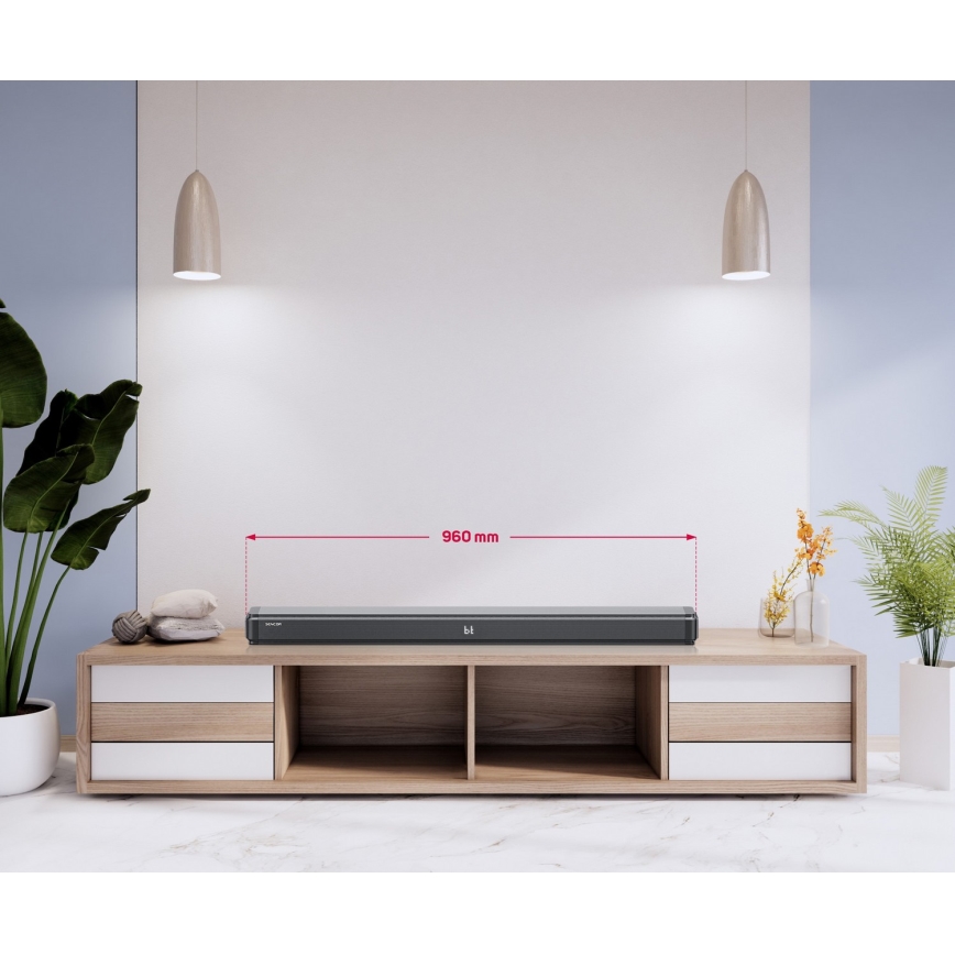 Sencor - Skaļruņu josla 200W/230V ar tālvadības pulti