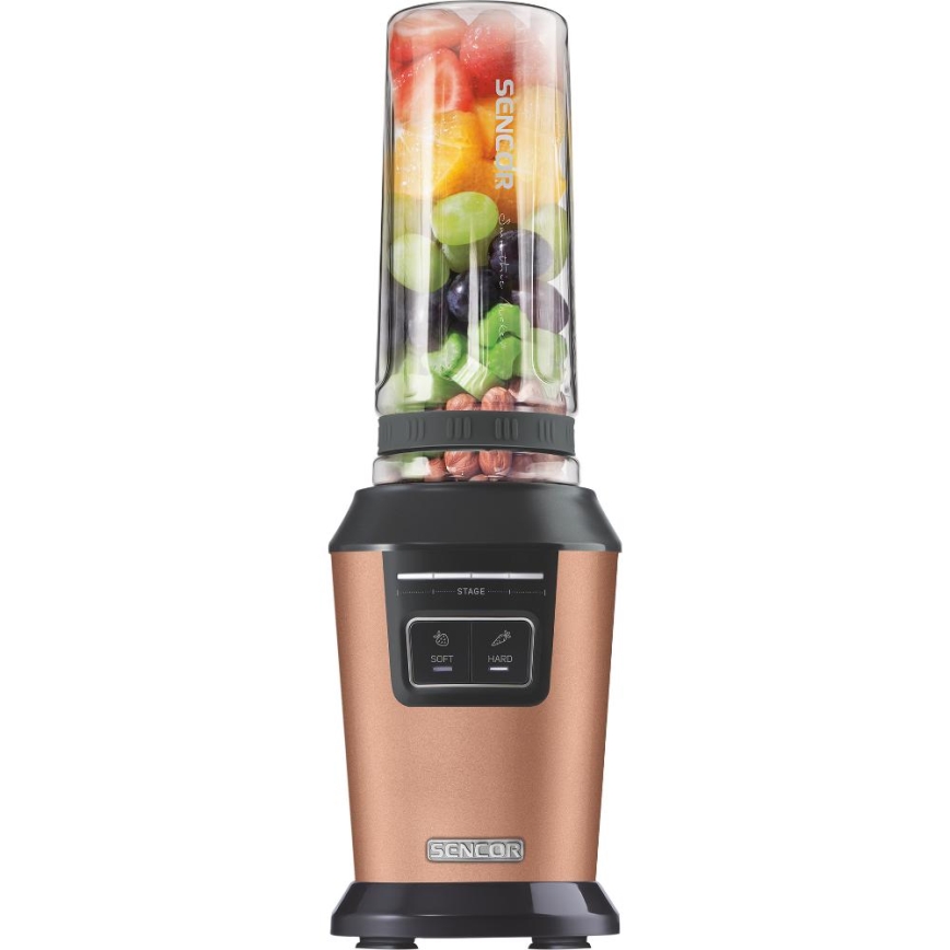 Sencor - Smoothie blenderis ar piederumiem, 800 W/230 V, vara krāsā
