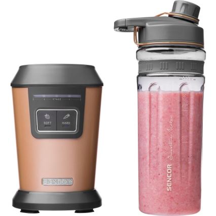 Sencor - Smoothie blenderis ar piederumiem, 800 W/230 V, vara krāsā