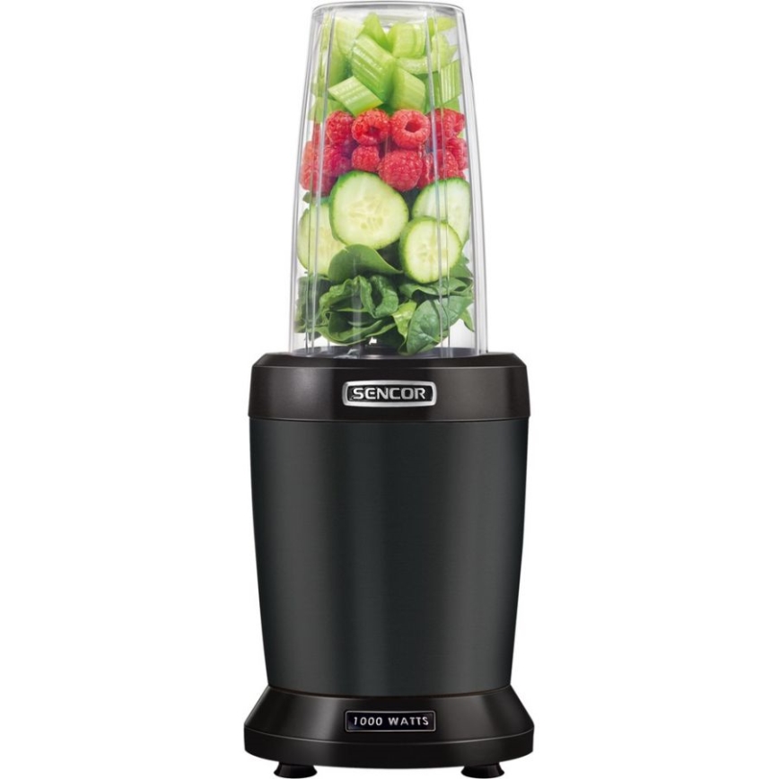 Sencor - Smūtiju nutri blenderis 1000W/230V melns