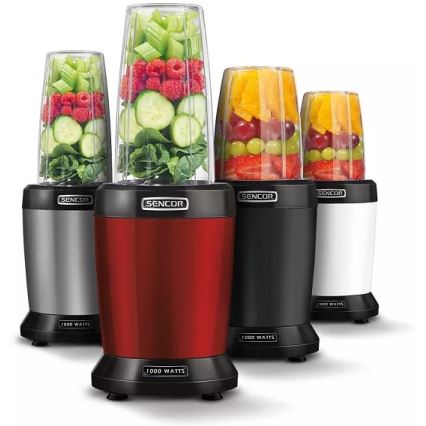 Sencor - Smūtiju nutri blenderis 1000W/230V melns