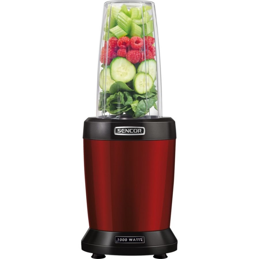 Sencor - Smūtiju nutri blenderis 1000W/230V sarkans