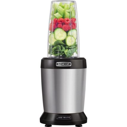 Sencor - Smūtiju nutri blenderis 1000W/230V sudraba