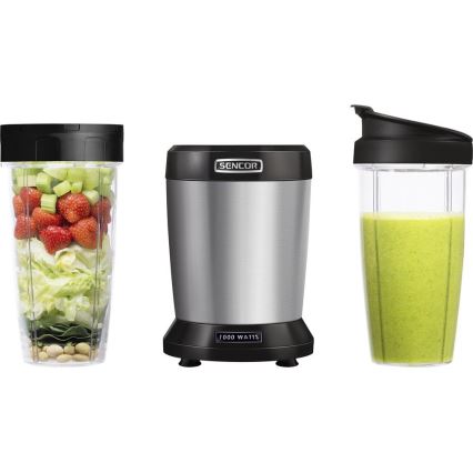 Sencor - Smūtiju nutri blenderis 1000W/230V sudraba