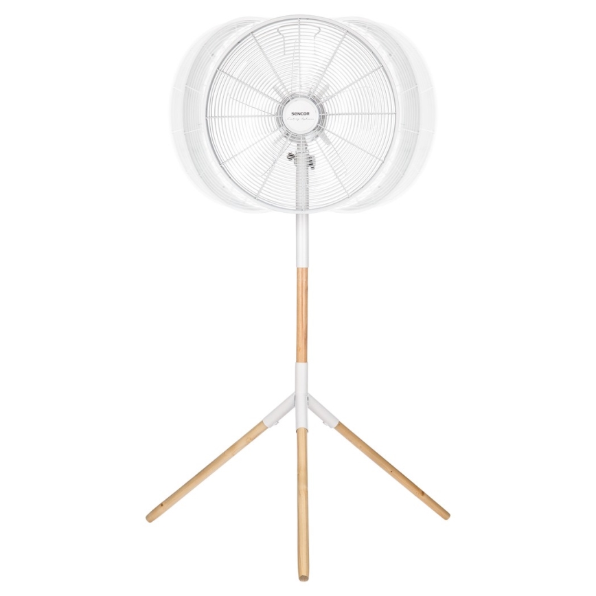Sencor - Statīva ventilators 50W/230V balta/dižskābardis