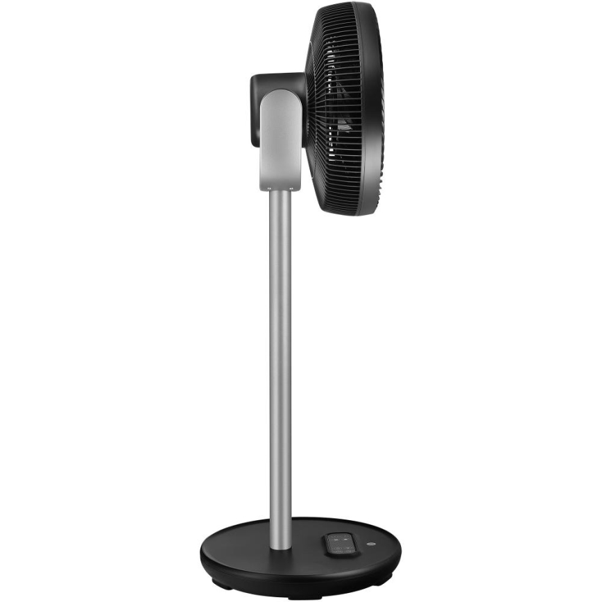 Sencor - Stāvošais ventilators 3D UltraSilent 26W/230V Wi-Fi melns + tālvadības pults