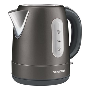 Sencor - Tējkanna 1,2 l 2150W/230V antracīta