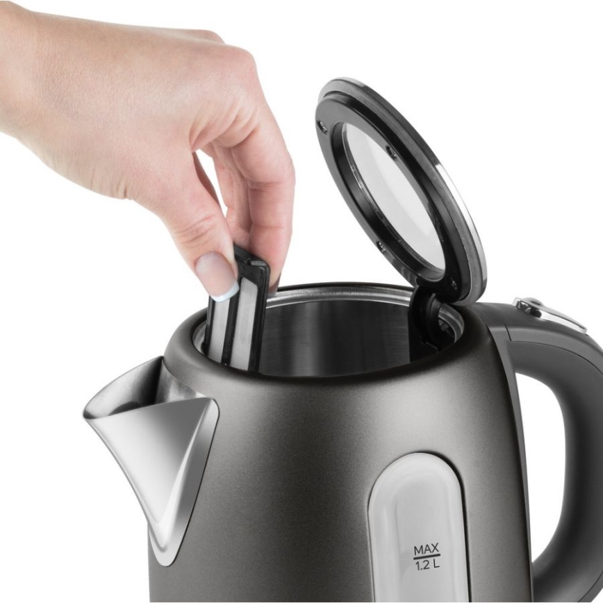 Sencor - Tējkanna 1,2 l 2150W/230V antracīta