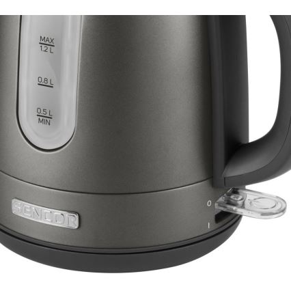 Sencor - Tējkanna 1,2 l 2150W/230V antracīta