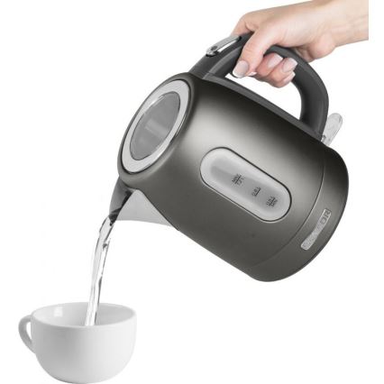 Sencor - Tējkanna 1,2 l 2150W/230V antracīta