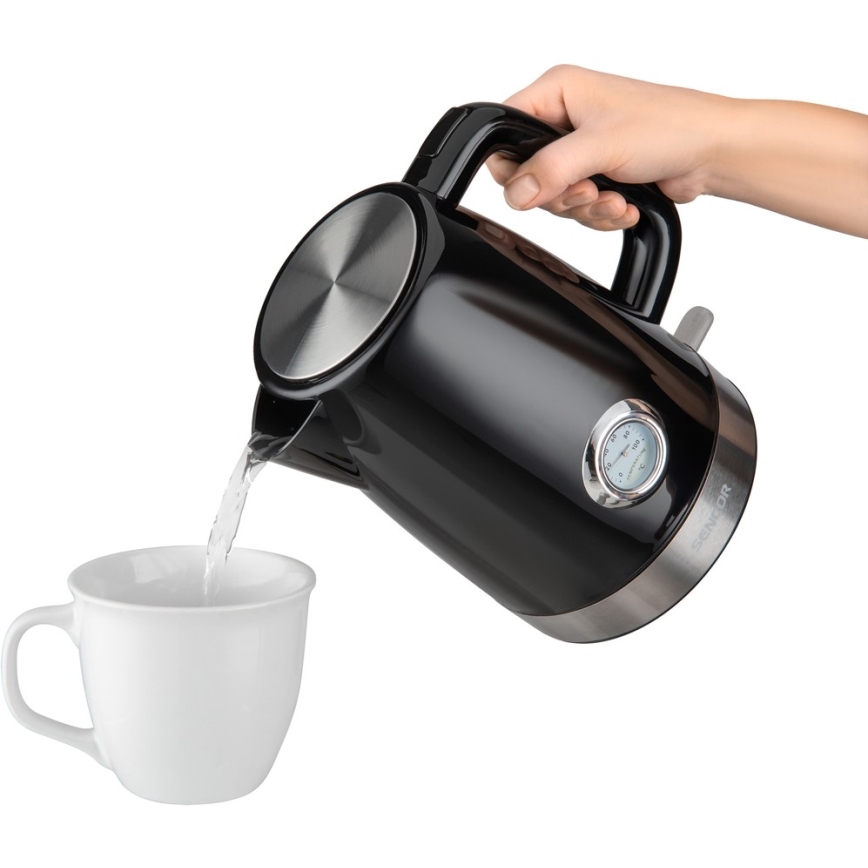 Sencor - Tējkanna 1,7 l 2150W/230V melna
