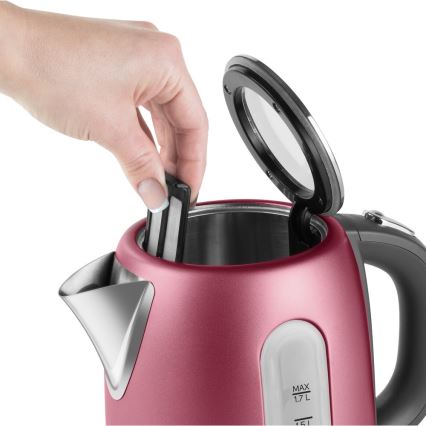 Sencor - Tējkanna 1,7 l 2150W/230V rozā