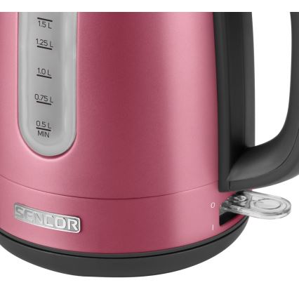Sencor - Tējkanna 1,7 l 2150W/230V rozā