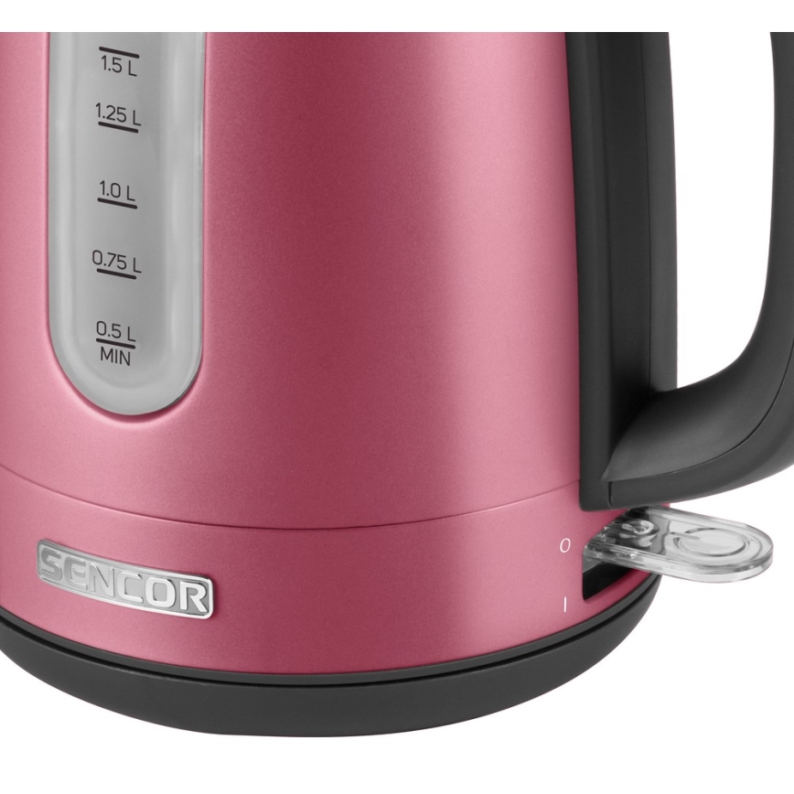 Sencor - Tējkanna 1,7 l 2150W/230V rozā