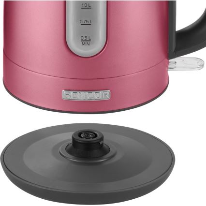 Sencor - Tējkanna 1,7 l 2150W/230V rozā