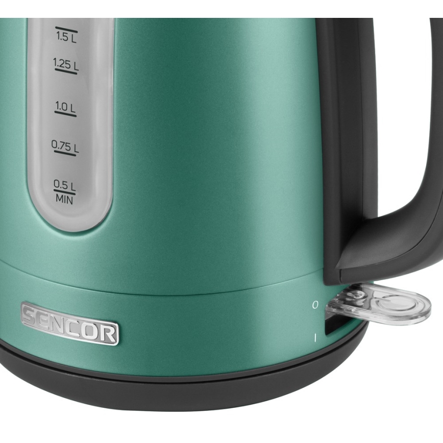 Sencor - Tējkanna 1,7 l 2150W/230V tirkīza