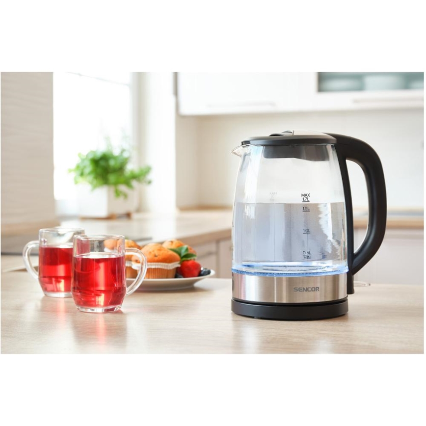 Sencor - Tējkanna 1,7 l 2200W/230V