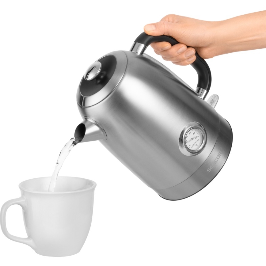 Sencor - Tējkanna 1,7 l 2200W/230V nerūsējošs tērauds