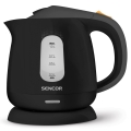Sencor - Tējkanna 1 l 1100W/230V melna/pelēka