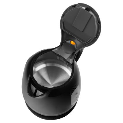 Sencor - Tējkanna 1 l 1100W/230V melna/pelēka