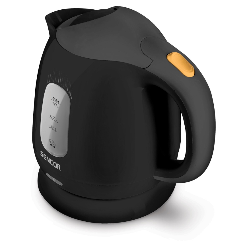 Sencor - Tējkanna 1 l 1100W/230V melna/pelēka