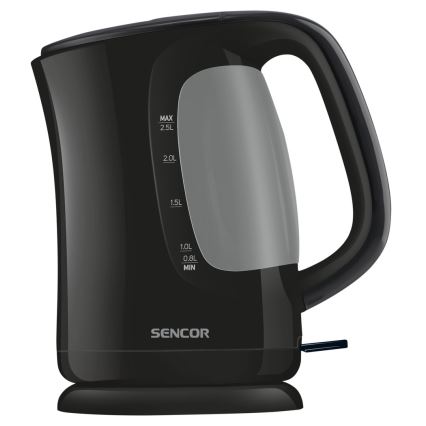 Sencor - Tējkanna 2,5 l 2200W/230V melna