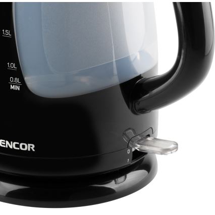 Sencor - Tējkanna 2,5 l 2200W/230V melna