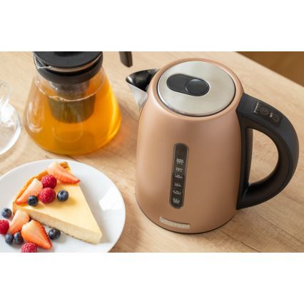 Sencor - Tējkanna ar termoregulāciju 1,7 l 2150W/230V brūna