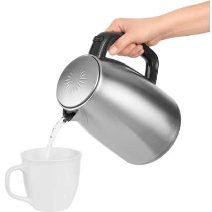Sencor - Tējkanna ar termoregulāciju 1,7 l 2200W/230V nerūsējošs tērauds