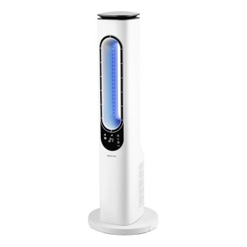 Sencor - Torņa ventilators bez lāpstiņām 50W/230V balta + tālvadības pults