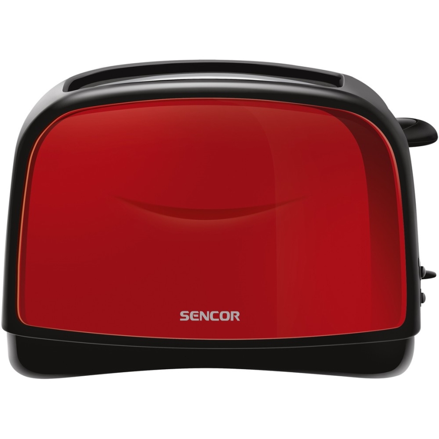 Sencor - Tosteris ar divām atverēm 850W/230V sarkans
