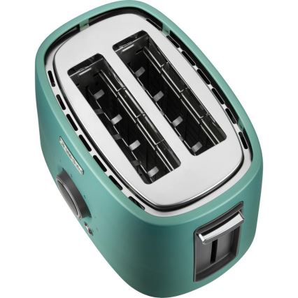 Sencor - Tosteris ar divām atverēm un sildīšanas režģi 1000W/230V mentolkrāsas